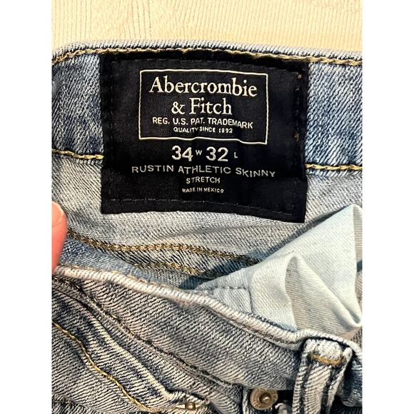 Abercrombie & Fitch Rustin Athletic Skinny Mens 34x32 - Picture 4 of 4